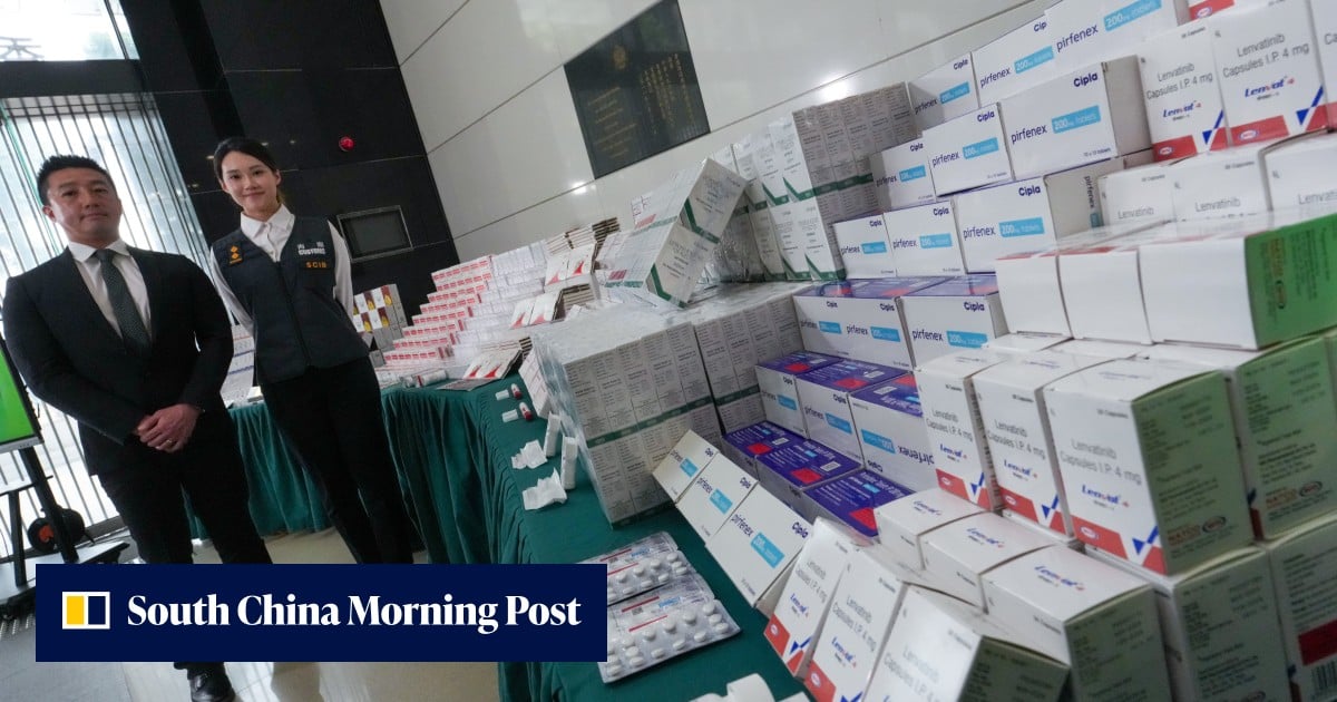 Hong Kong customs seizes HK$11m of suspected sex pills, cancer drugs at warehouse