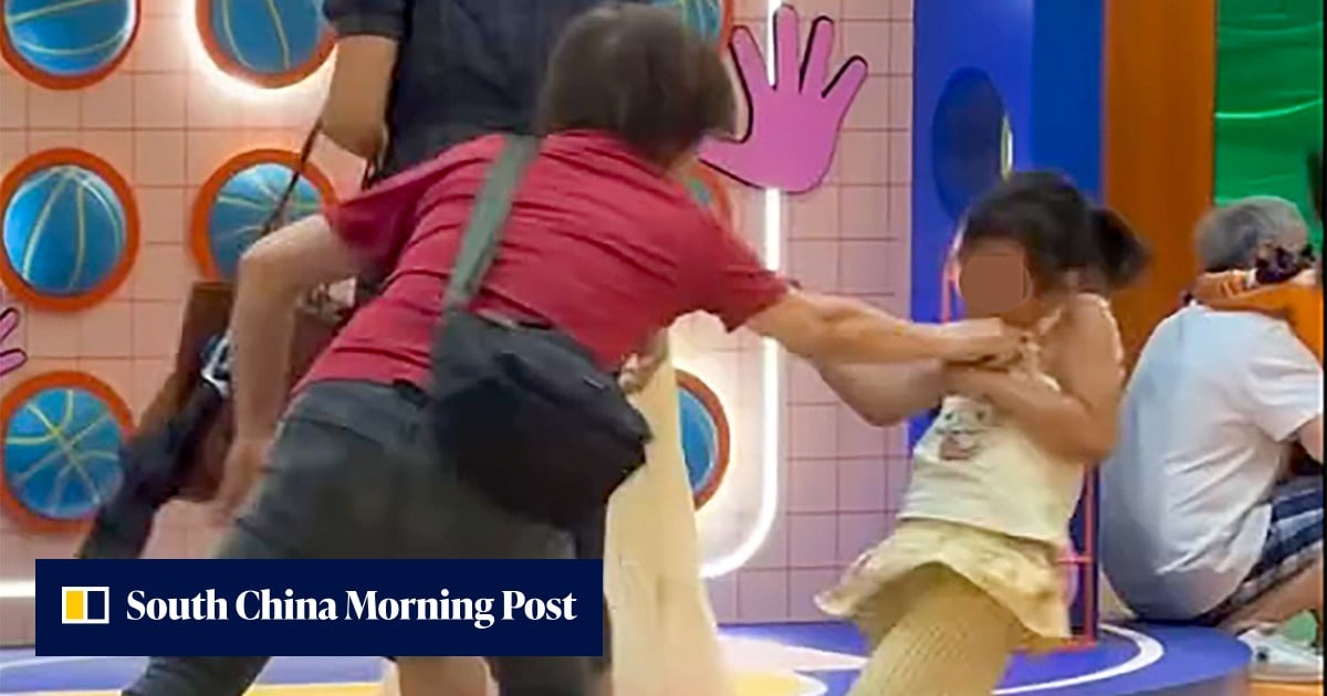 2 arrested after fight breaks out over elderly woman slapping girl