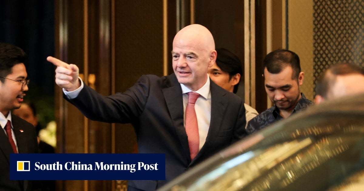 Uefa targets Fifa’s Infantino with criminal complaint over failed World Cup investor plan