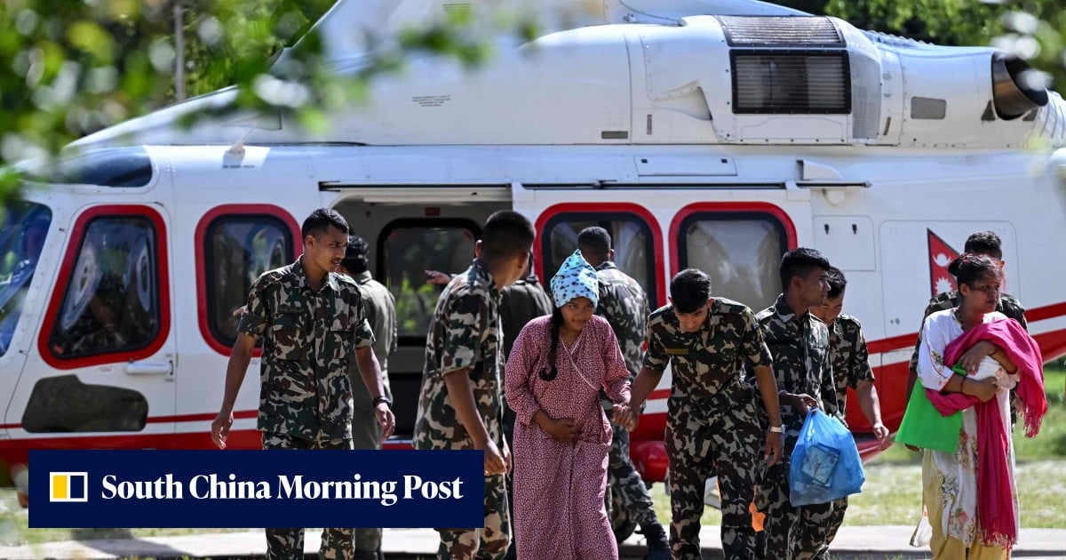 Nepal army races to rescue 100 trapped in hydropower tunnel after flash floods