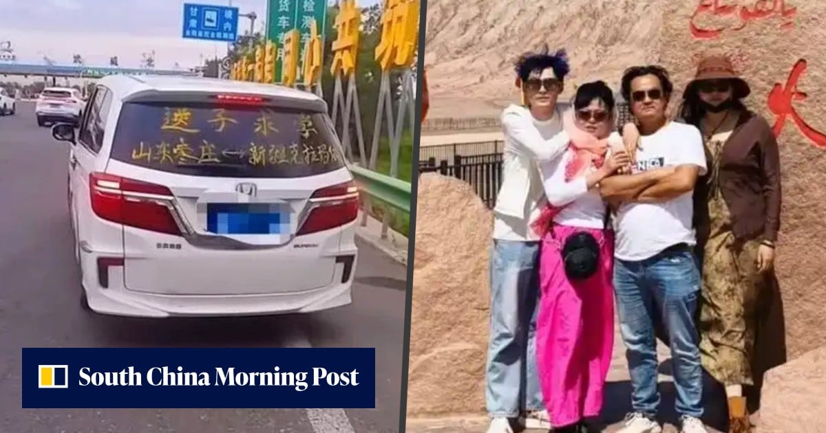 Driven by ‘deep love’: China family’s 3,500km drive for son’s university marks life milestone