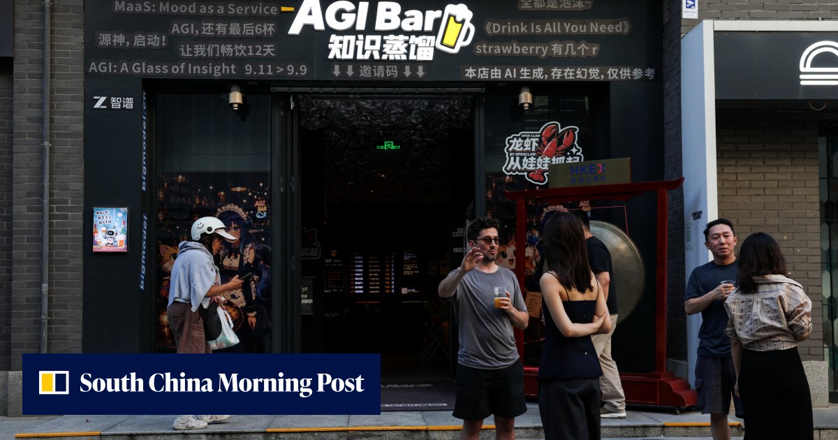 Not a token effort: beer meets artificial intelligence at bar in China’s capital