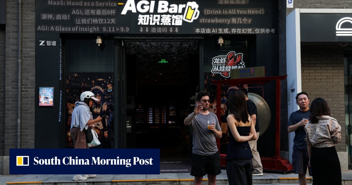 Not a token effort: beer meets artificial intelligence at bar in China’s capital