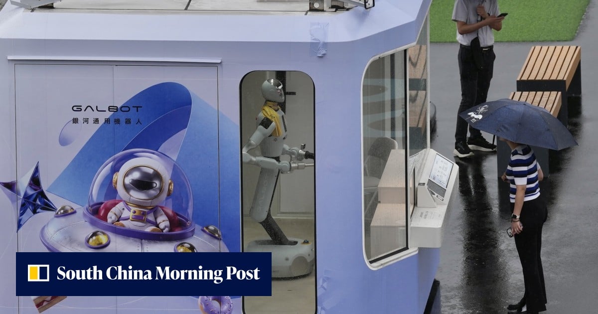 Rain, internet outages hit first day of Hong Kong’s robot convenience stores