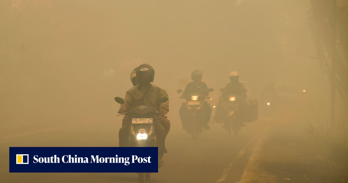 Indonesian wildfire haze forces 1.4 million students to move to online learning