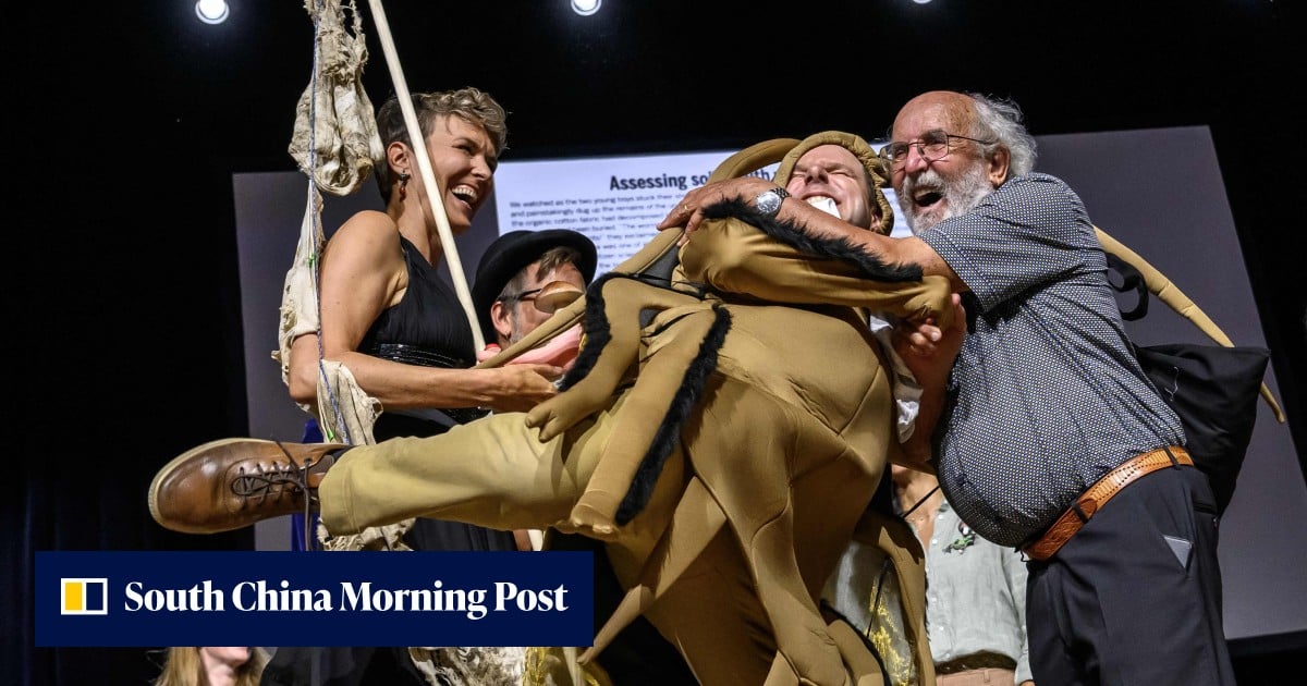 Scientists studying cockroach milk and nose-blowing win Ig Nobel prizes