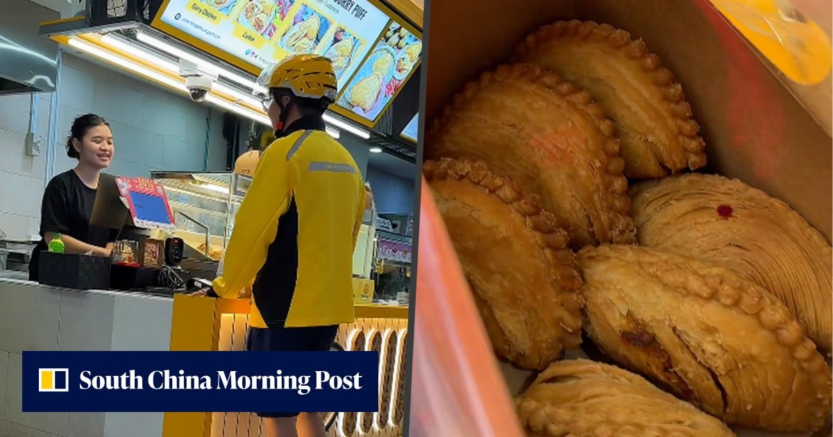 Chinese food delivery platform sparks buzz after rider flies to Singapore for curry puff run