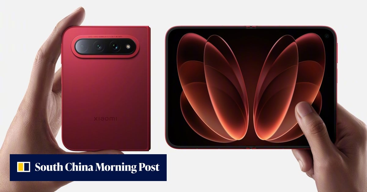 Xiaomi Unveils Foldable Phone with In-House Chip in Push Against Apple, Huawei