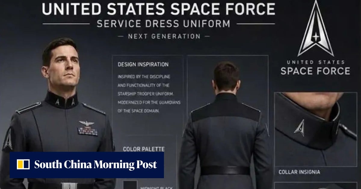 Trump posts Space Force uniforms derived from 'fascist'-inspired Starship Troopers outfits