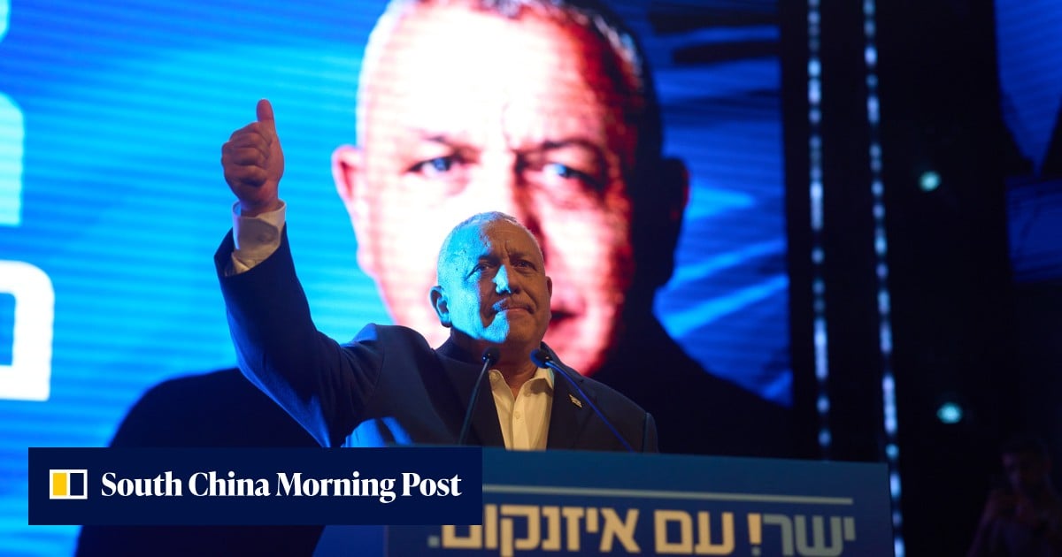 Netanyahu’s main challenger accuses Israeli PM of prioritising survival over security