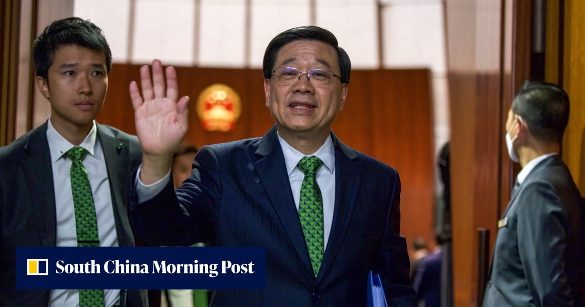 Hong Kong 5-year plan to stick with capitalism, uphold governing model: John Lee - South China Morning Post