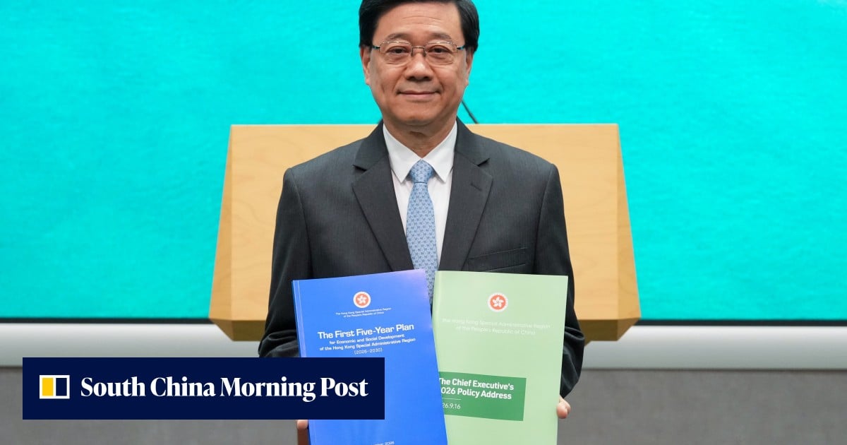 Hong Kong’s first 5-year plan to set goals, not alter economic system: John Lee