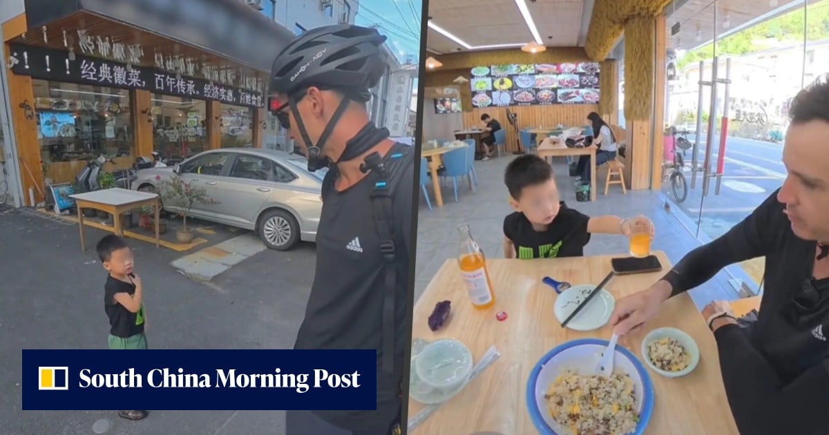 ‘Baby boss’ in China wins hearts after clip shows him playfully courting customers outside eatery