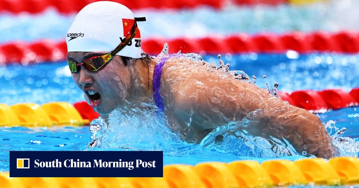 Asian Games 200m butterfly gold just the start for Chinese swimming sensation Yu Zidi, 13