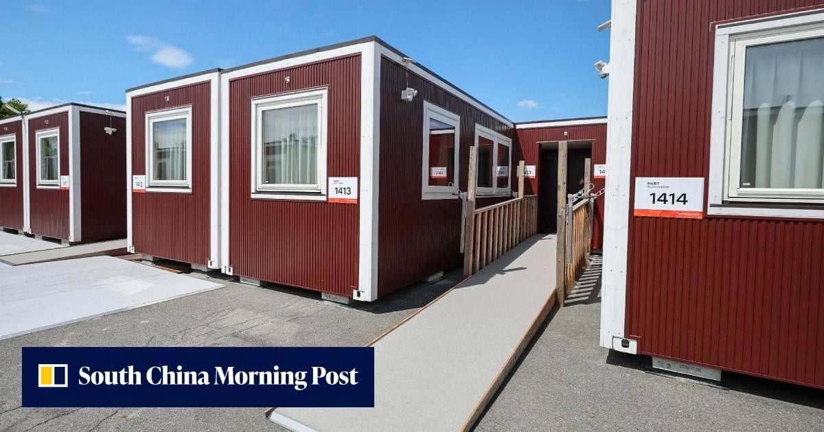 IOC president impressed by ‘beautiful’ Asian Games shipping container-style huts