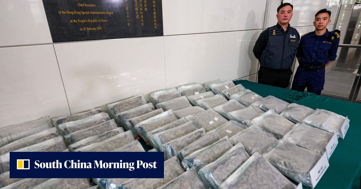 Nearly 50% rise in drug seizures by Hong Kong customs in first half of year