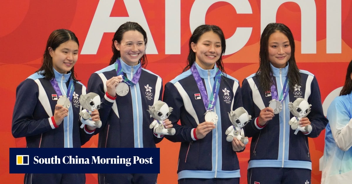 Asian Games: Hong Kong women claim historic swim silver, Yu leads China domination
