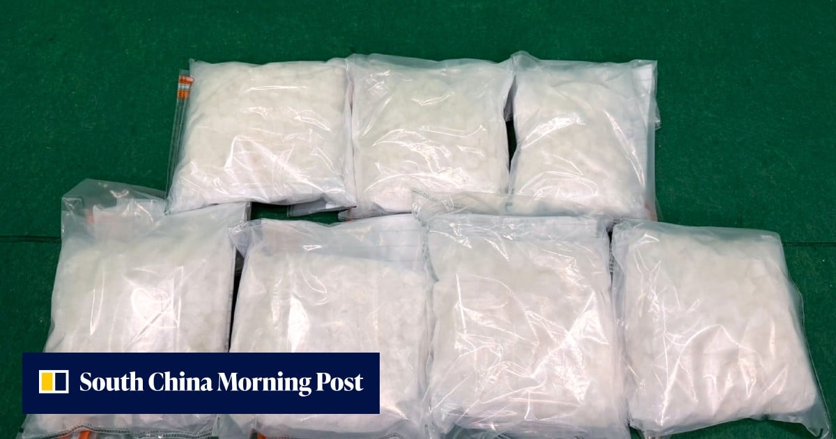 Hong Kong customs seizes 13kg of suspected ketamine at airport, man arrested