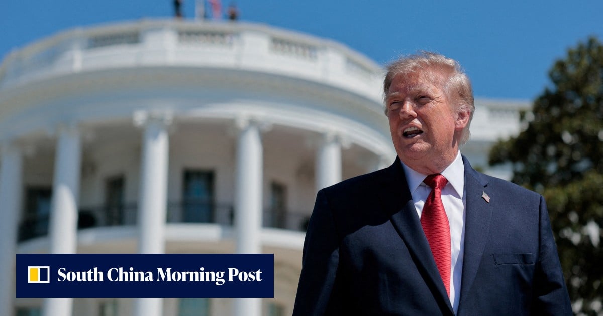 Trump inaugurates White House helipad but networks skip coverage over media ban