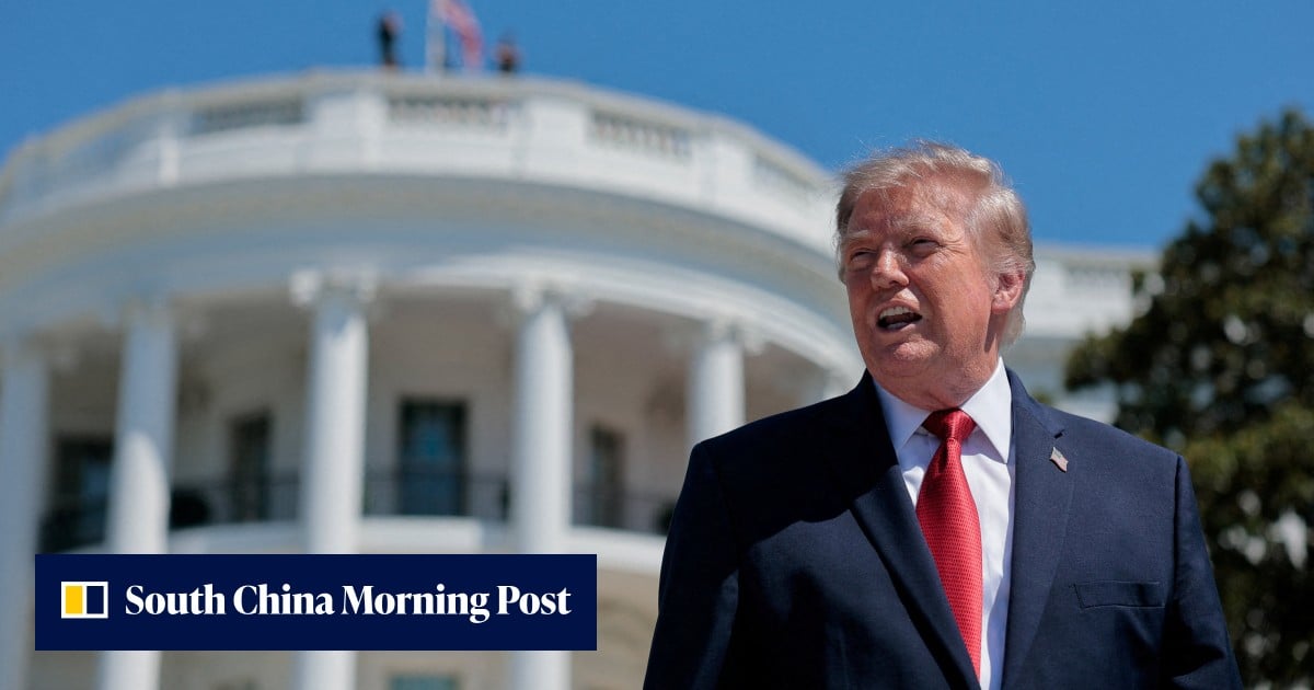 Trump inaugurates White House helipad but networks skip coverage over media ban