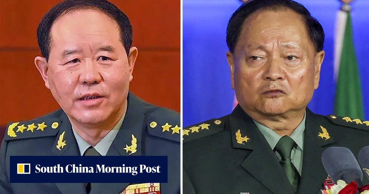 PLA chiefs’ downfall eliminated ‘political danger’, military mouthpiece says