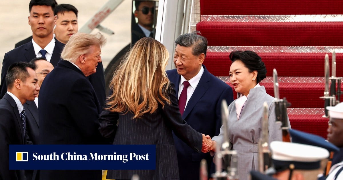 Peng Liyuan and Melania Trump renew acquaintance as Xi arrives in US