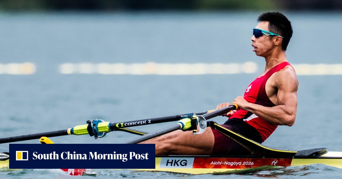 Asian Games, day 5: rowing gold completes medal collection for Hong Kong’s Chiu