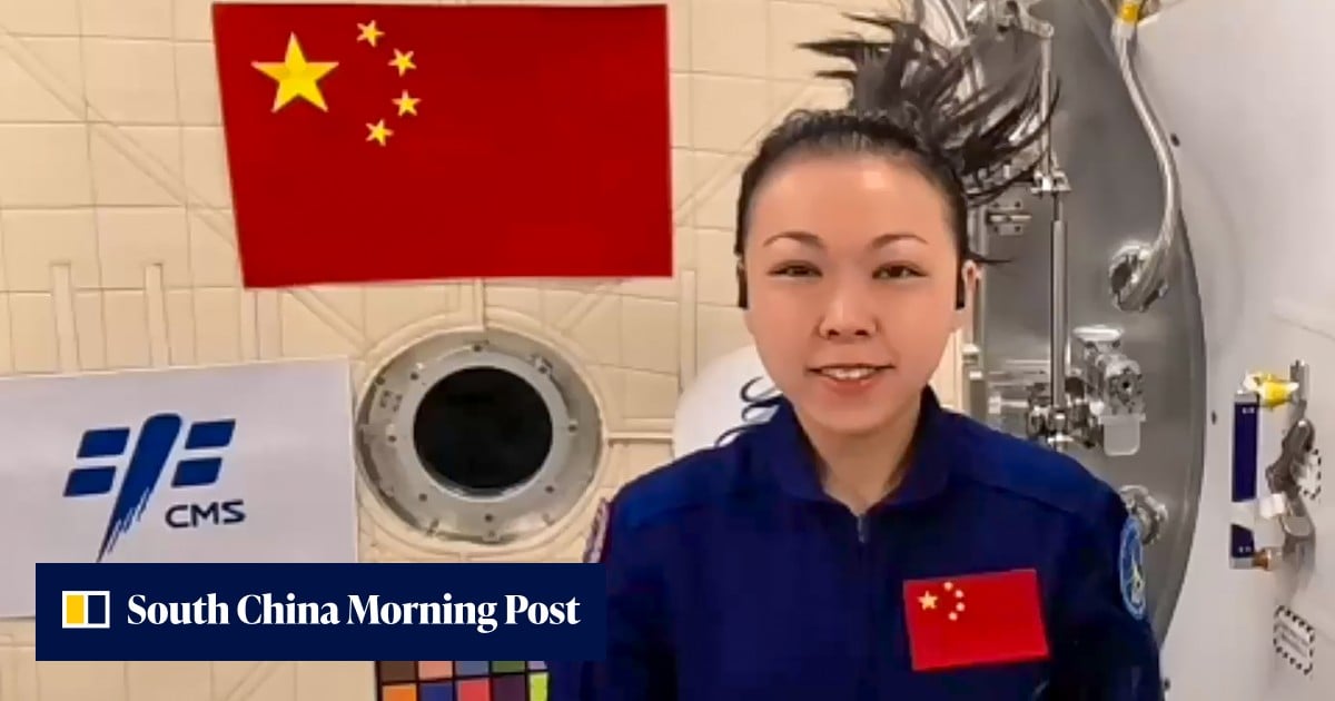 Hong Kong astronaut Lai Ka-ying sends Mid-Autumn Festival wishes to residents from space