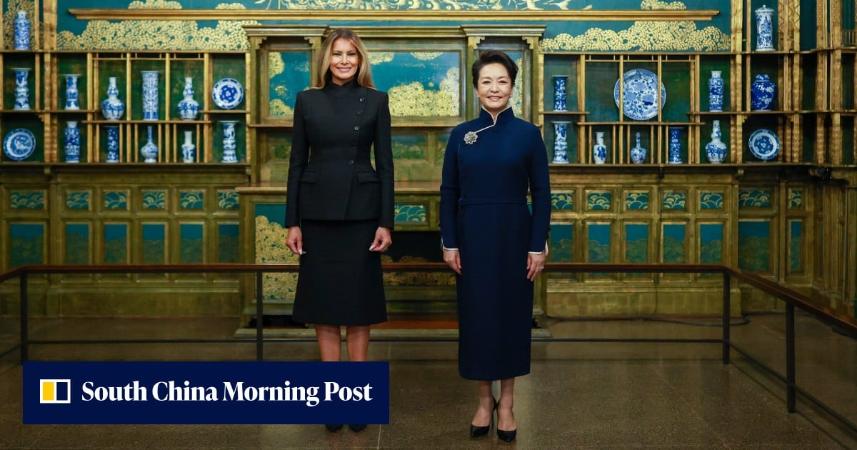 Inside Melania Trump and Peng Liyuan’s visit to the Smithsonian’s Peacock Room
