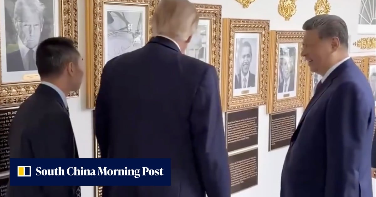 China’s Xi shares a rare laugh on White House tour at Trump’s Biden autopen joke