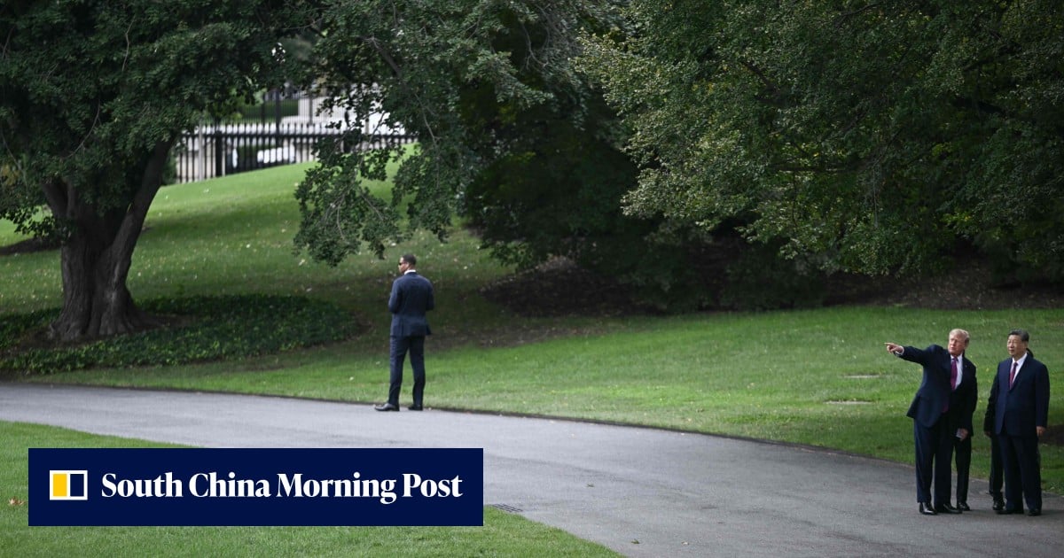 Trump gives Xi a tour of his pet White House building projects, including the ballroom