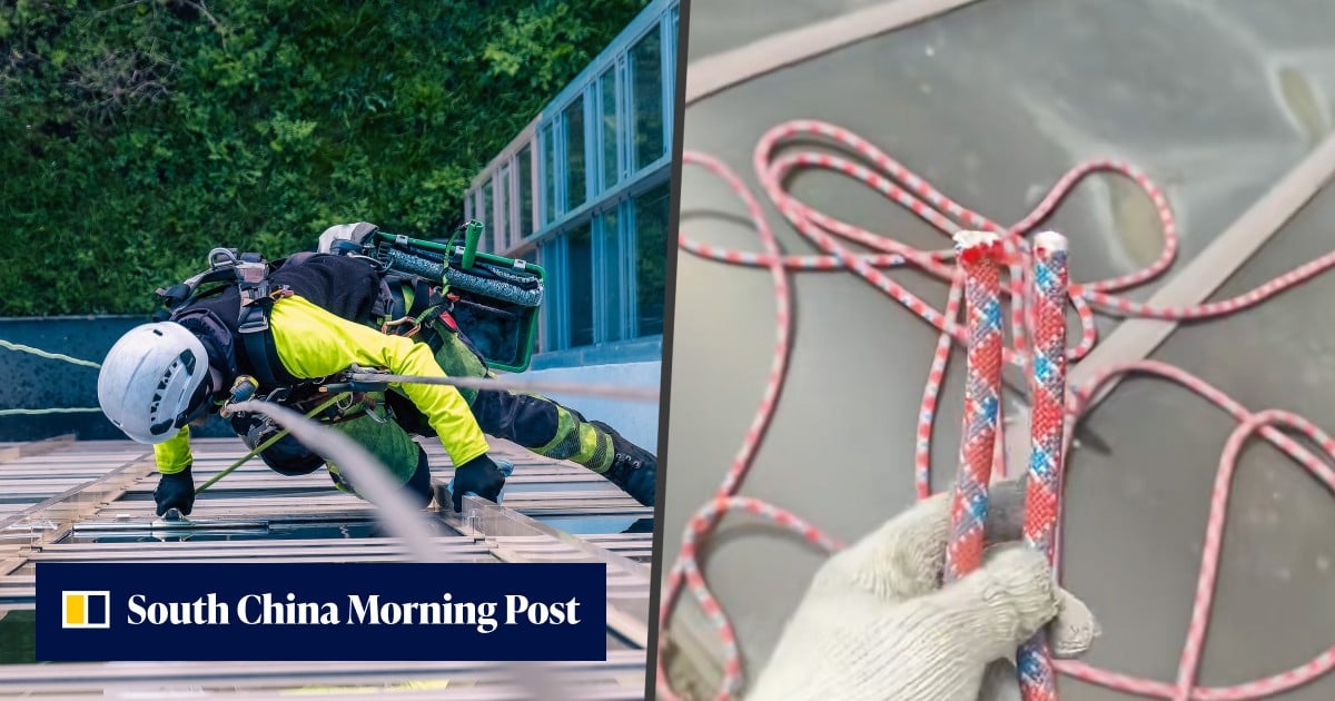 Elderly resident sparks fury in China after cutting worker’s safety rope to hang laundry