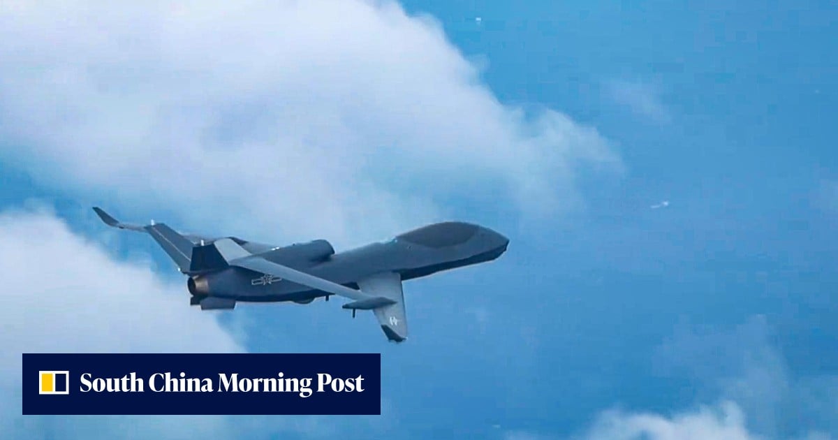 China deploys advanced WZ-7 drone for first time near Scarborough Shoal - South China Morning Post