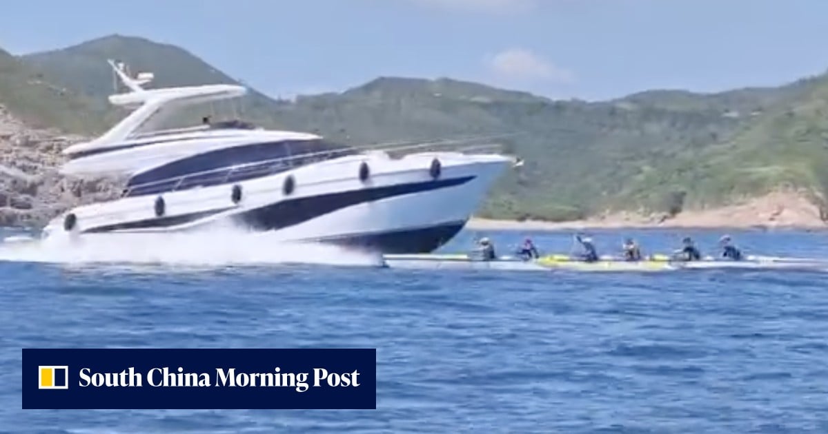 Hong Kong authorities investigate yacht that allegedly charged at boat with 6 rowers
