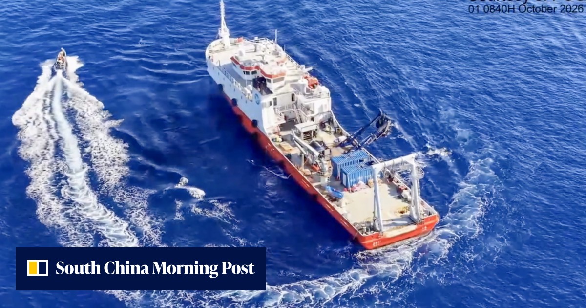 Philippine coastguard challenges Chinese research ship near Batanes Islands - South China Morning Post