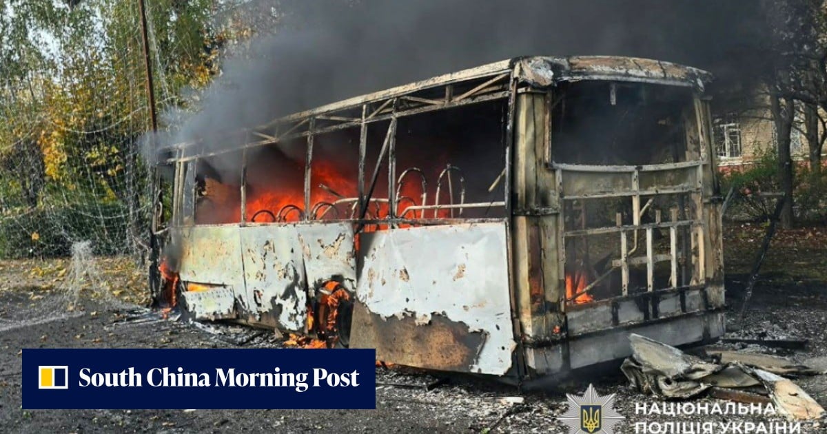 At least 33 killed in Russian bomb blast in eastern Ukraine city