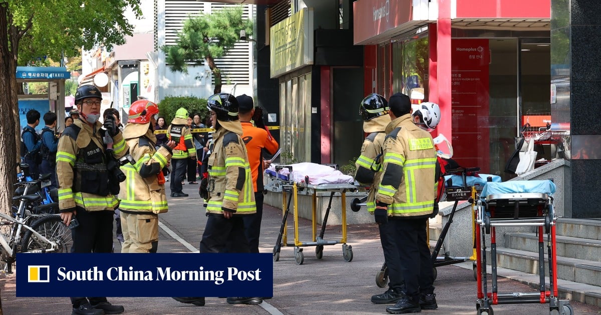 South Korea shopping centre stabbing leaves 8 injured