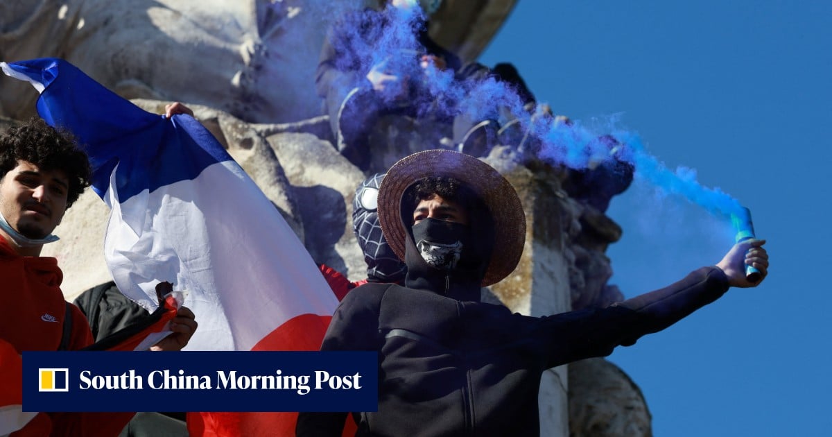 French protesters take to streets over rising prices, social strain