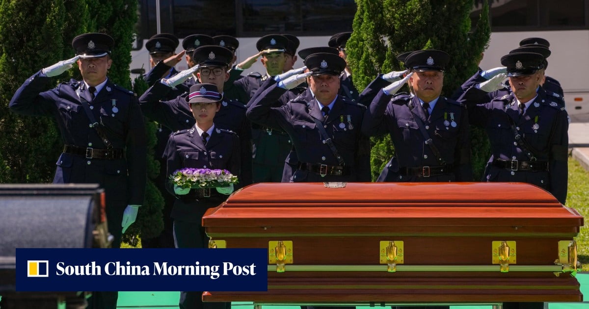 Hong Kong constable paralysed in 2005 knife attack laid to rest with full honours