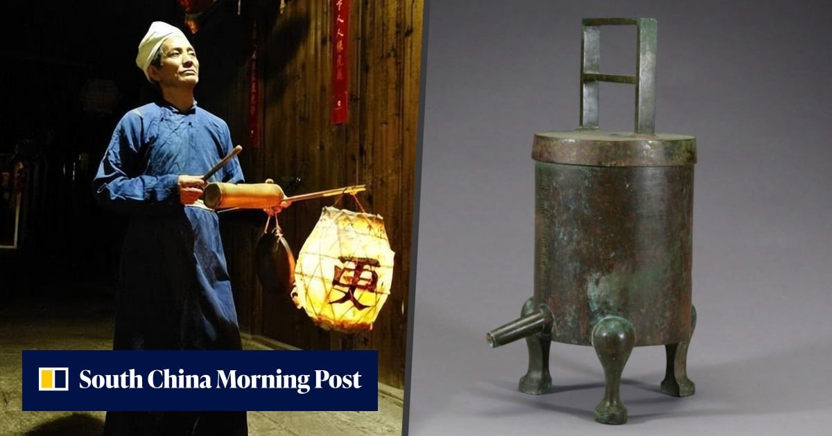 How ancient Chinese night watchmen patrolled streets, used water clocks