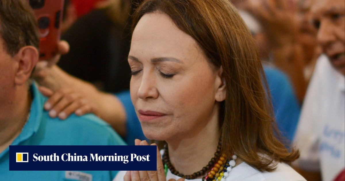 Venezuela opposition leader Machado returns home after fraught year in exile
