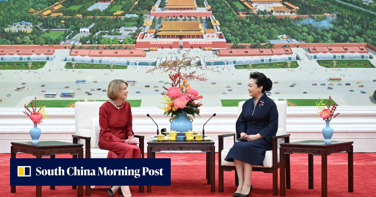 Soft power on display as China’s first lady Peng Liyuan hosts German counterpart