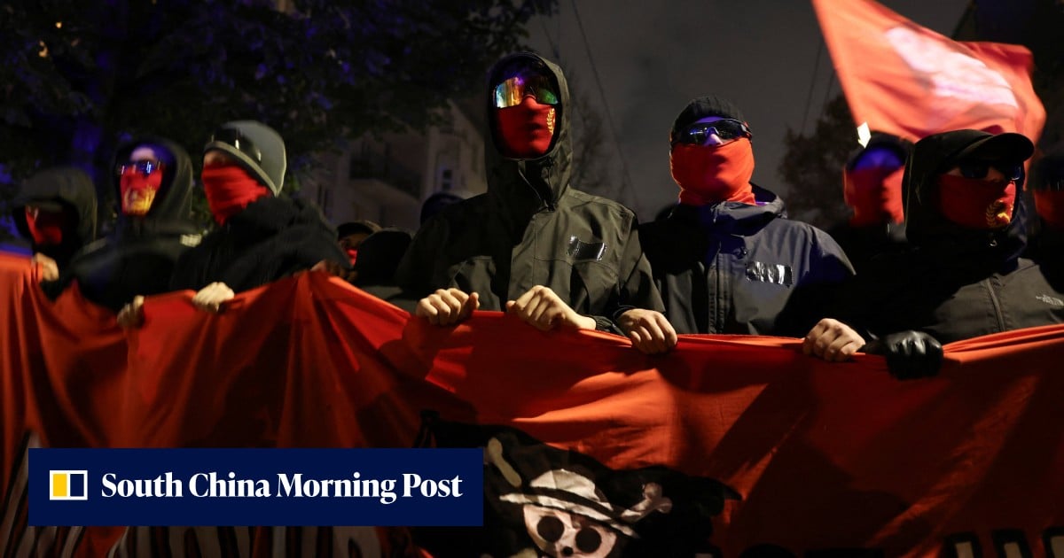 German police fire water cannon during tense ‘Gen Z’ protests