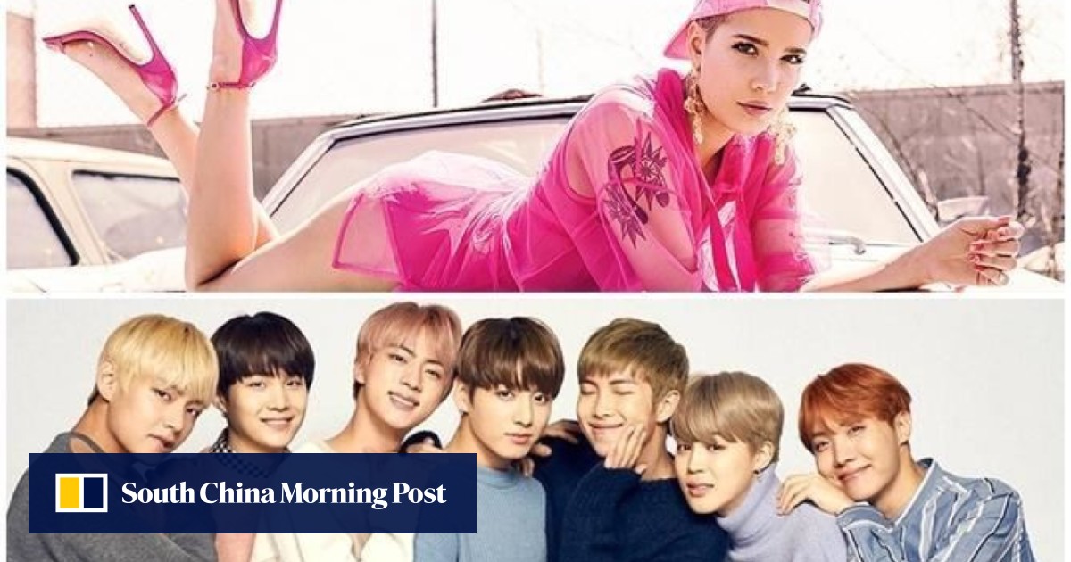 K Pop Band Bts Team Up With Us Singer Halsey On New Music Track Boy With Luv South China Morning Post Bts comeback is official with the release of their new song boy with luv. k pop band bts team up with us singer