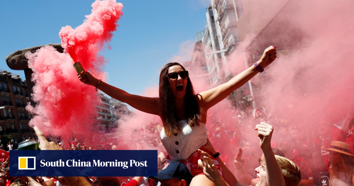 English fans swarm Madrid ahead of Champions League final South China