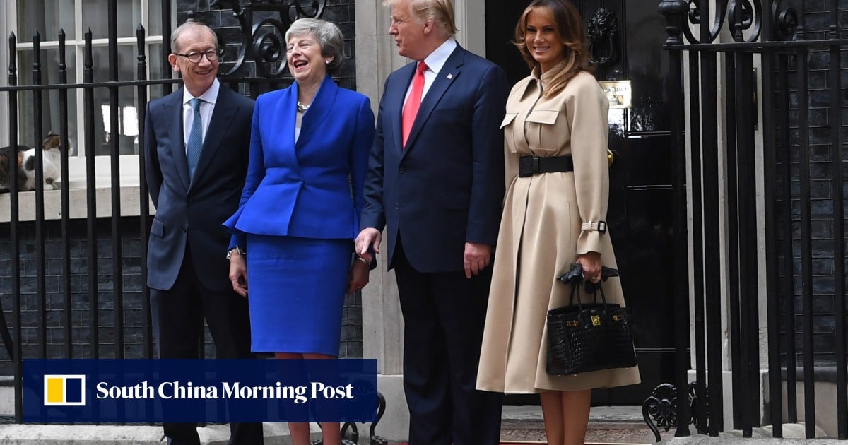 Melania Trump rocks US 60k Hermes Birkin bag during Downing Street visit South China Morning Post