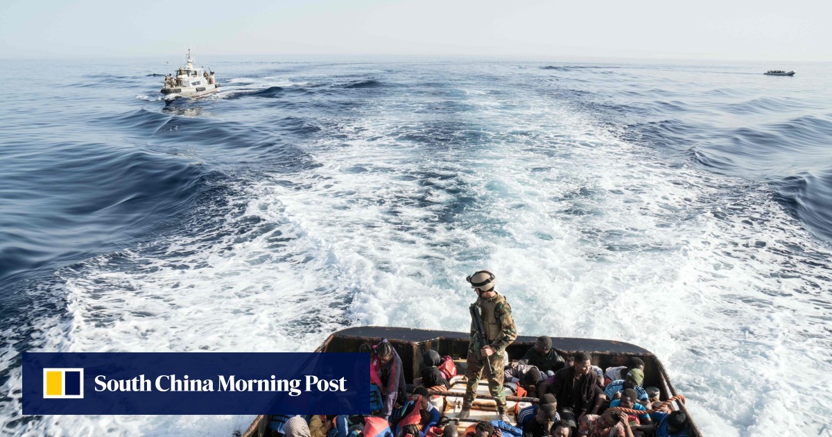 German migrant rescue charity Sea-Eye says one of its vessels rescued 65 migrants in overloaded rubber boat off Libya - South China Morning Post