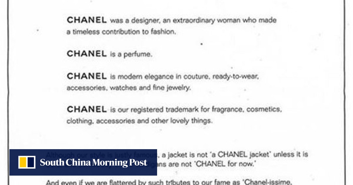 Why Chanel Resists Selling Online And Why Menswear Isn T On - 
