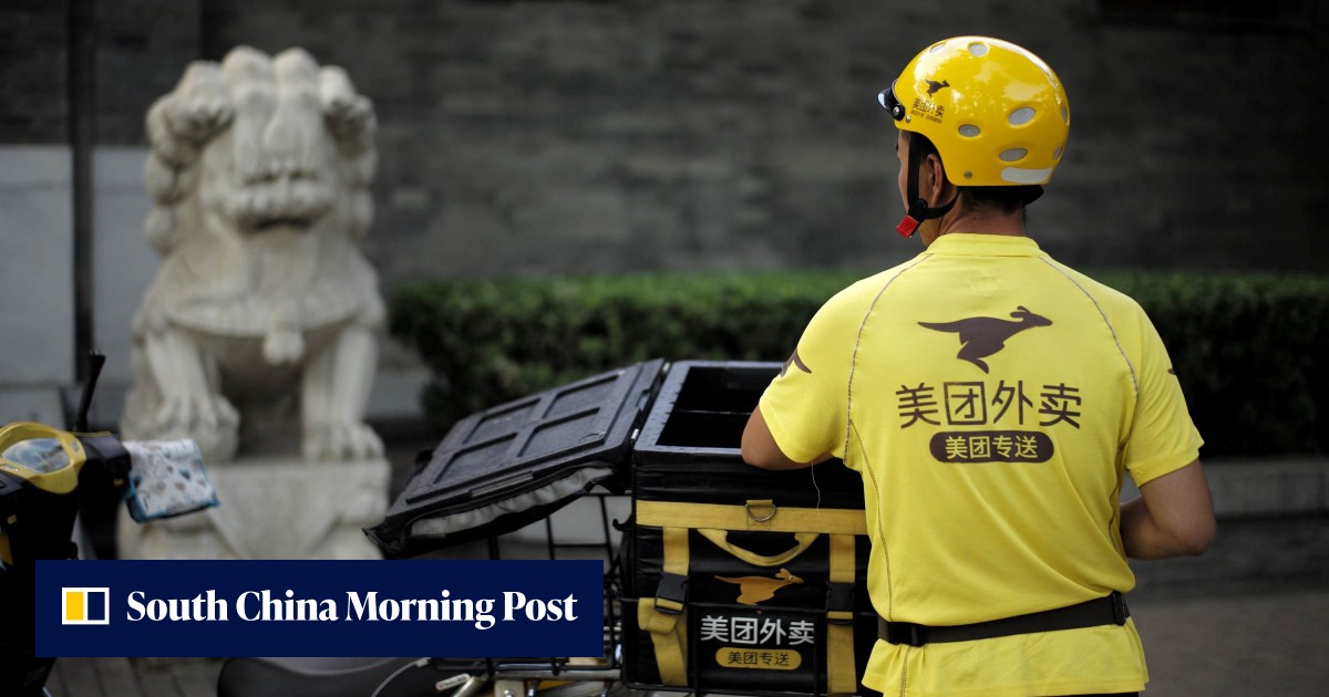 Online food orders surge for delivery giants like Meituan as China ...