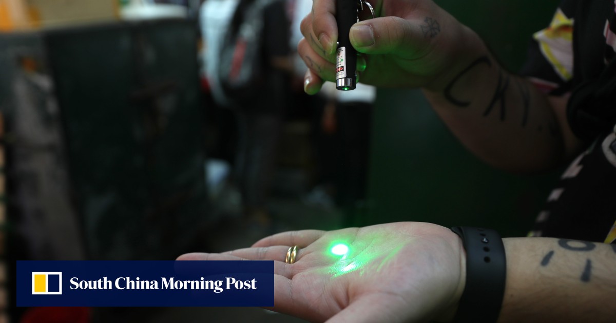 Laser pointers are in the spotlight in Hong Kong’s protests and selling